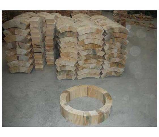 保冷管托红松木